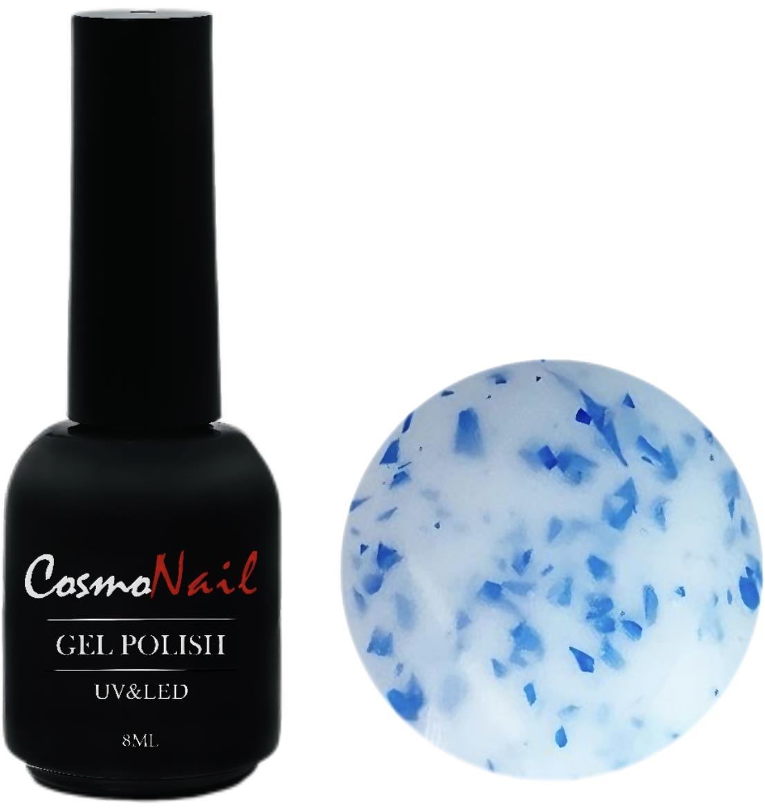 Cosmonail gel polish Milky flakes 08, 8 ml