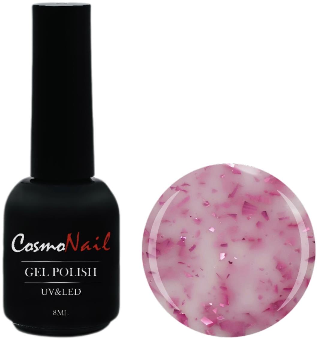 Cosmonail gel polish Milky flakes 13, 8 ml