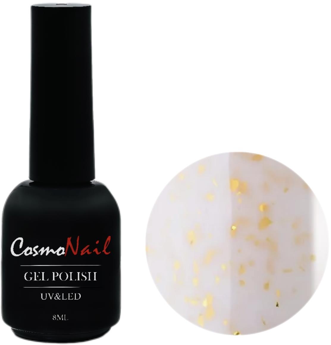Cosmonail gel polish Milky flakes 02, 8 ml
