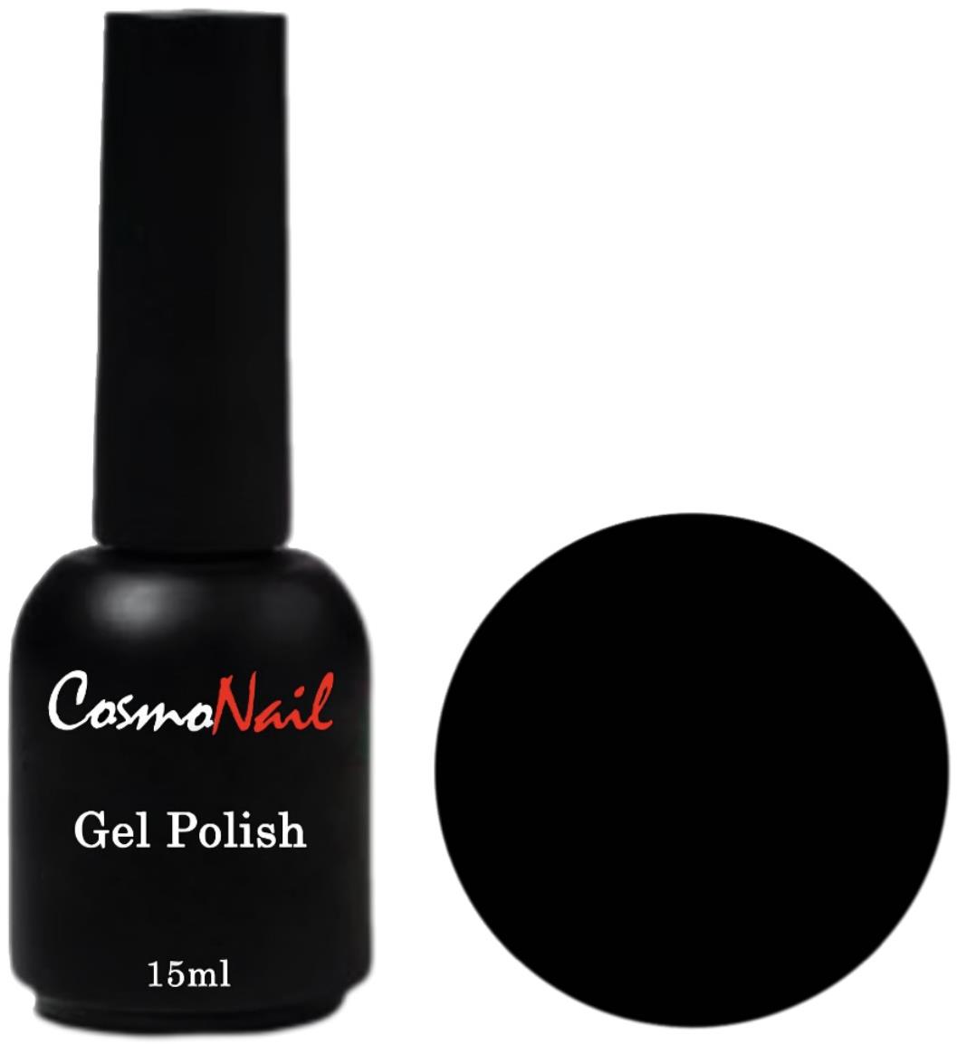 Cosmonail gel polish Pure black, 8 ml