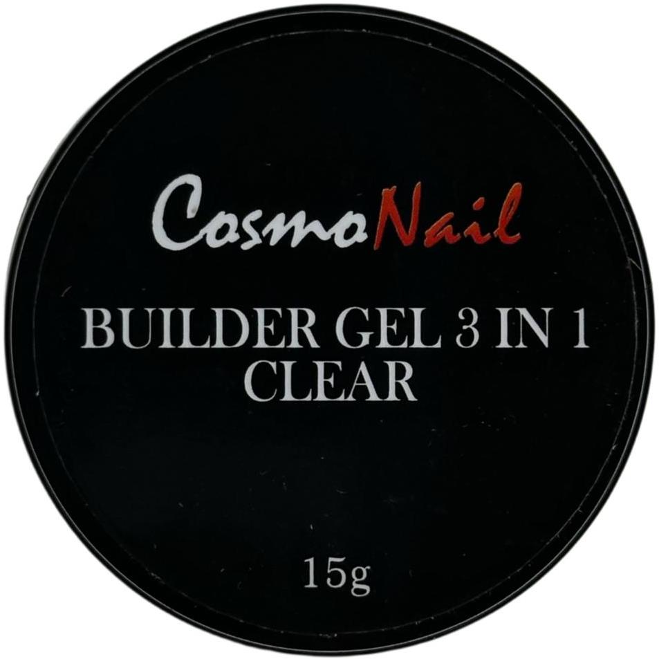 Cosmonail Builder gel 3 in 1 Clear, 15 ml