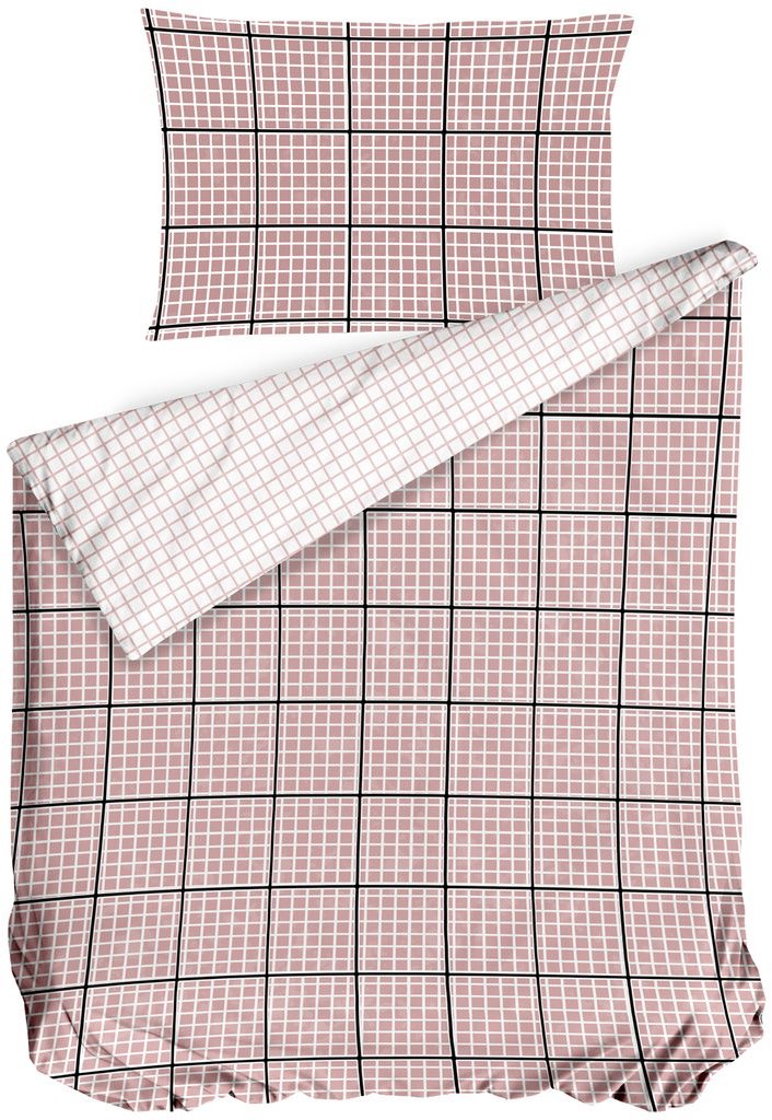 Cottonbox bavlněné povlečení Rony Pink 140 × 200 / 70 × 90 cm
