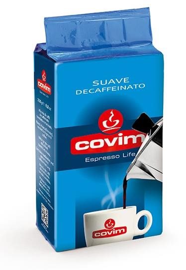Covim Suave Bezkofeinová, mletá, 250 g