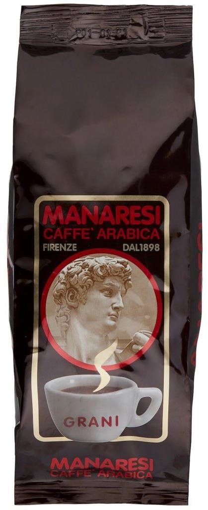 Manaresi Marrone, zrnková káva, 500g.