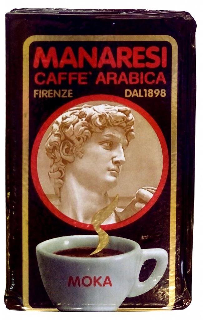 Manaresi Italian Moka, mletá káva, 250g.
