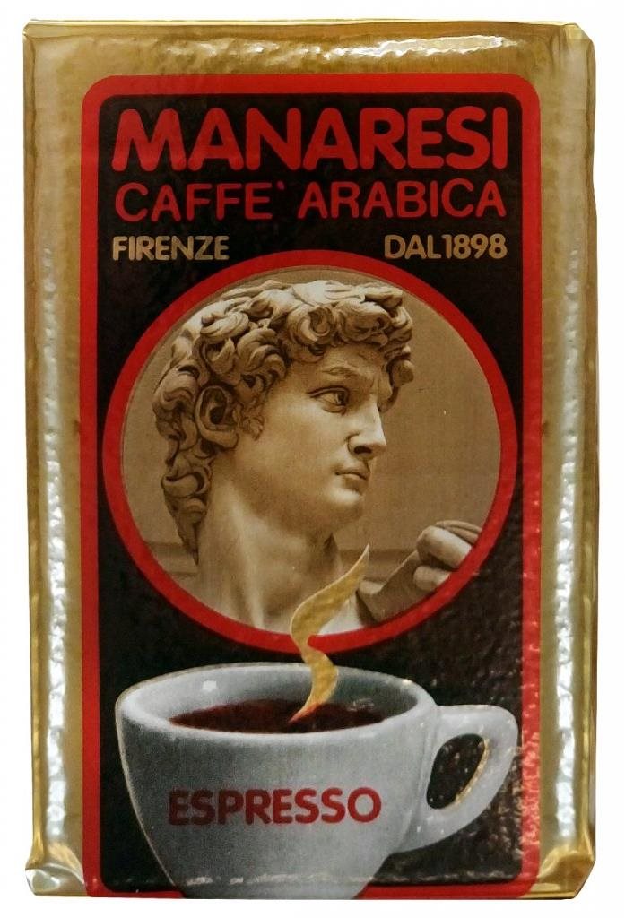 Manaresi Italian espresso, mletá káva, 250g.