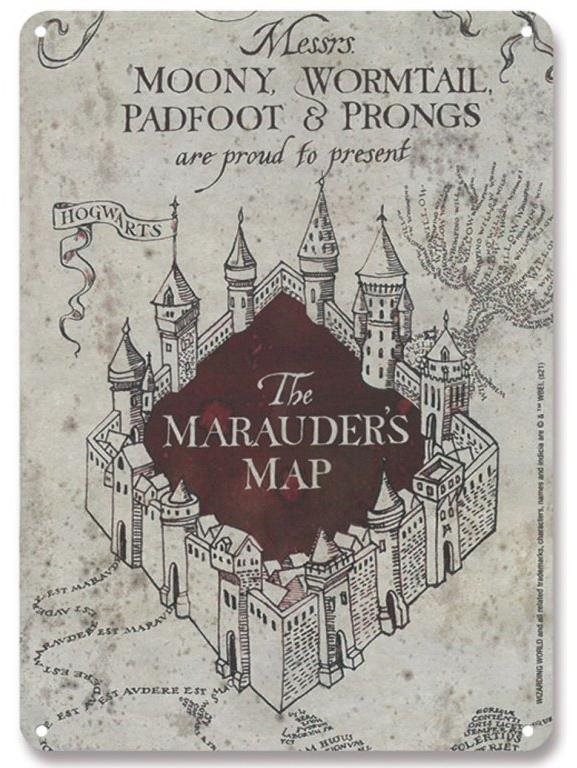 Harry Potter: Marauders Map Hogwarts