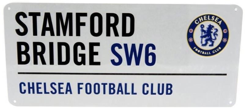 Chelsea FC: Stamford Bridge SW6 - cedule na zeď