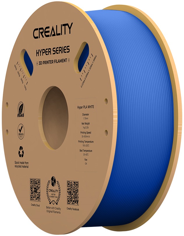 Creality Hyper PLA 1kg Blue - kvalitní 3D tisková filamenta