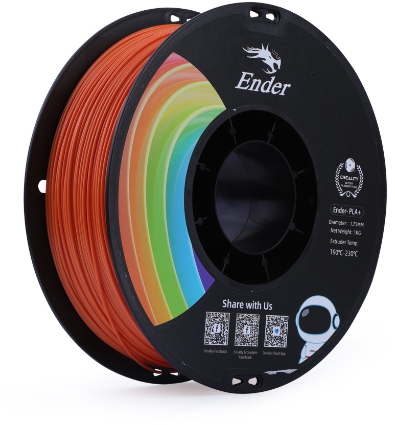 Creality Ender PLA+ 1kg Orange - 3D tiskový materiál