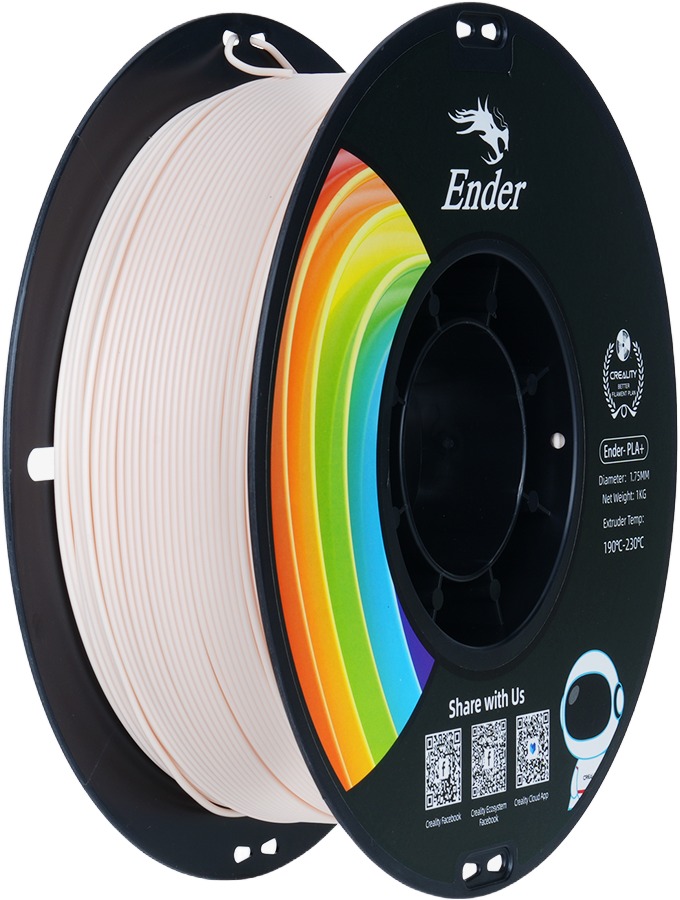 Creality Ender PLA+ 1kg Beige - vysoce kvalitní filament pro 3D tisk