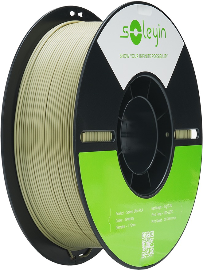 Creality Soleyin Ultra PLA 1kg Greenery - výjimečný materiál pro 3D tisk