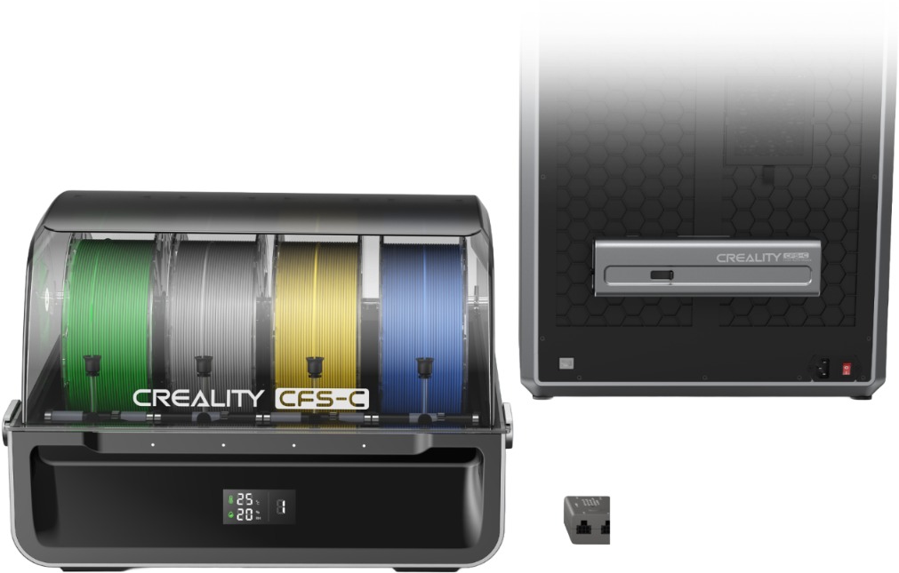 Creality CFS-C filament pro 3D tisk v černé barvě