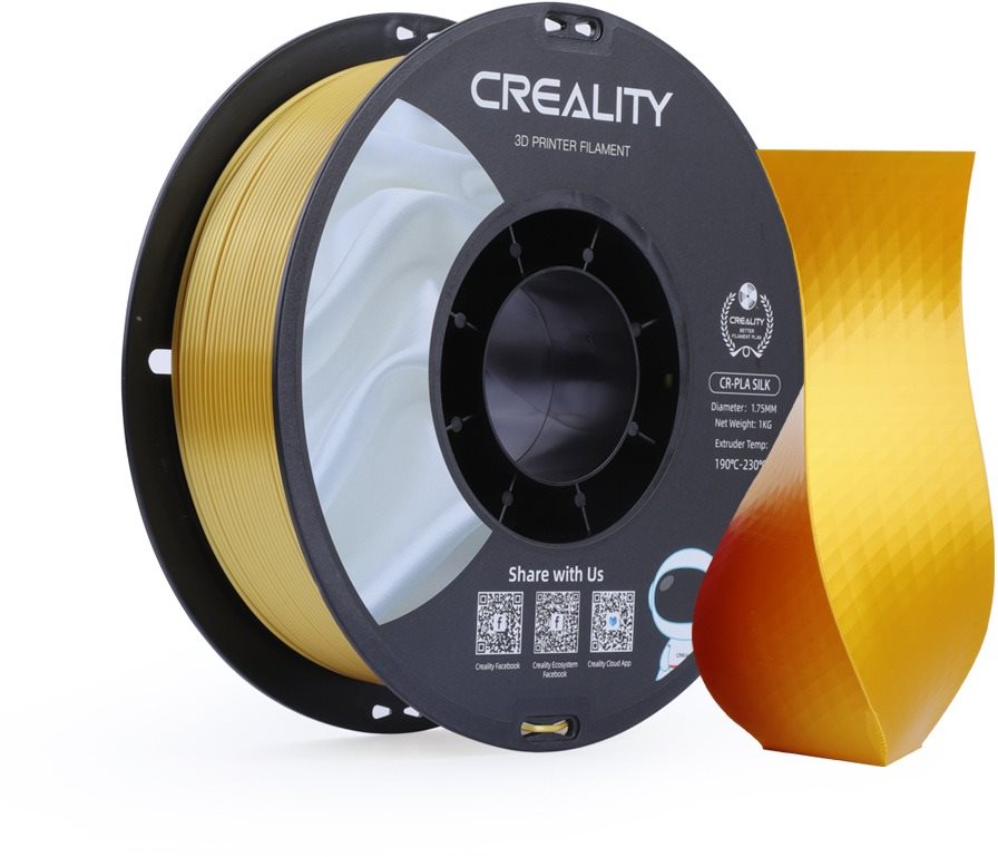 Filament Creality CR-Silk 1kg v barvě zlata