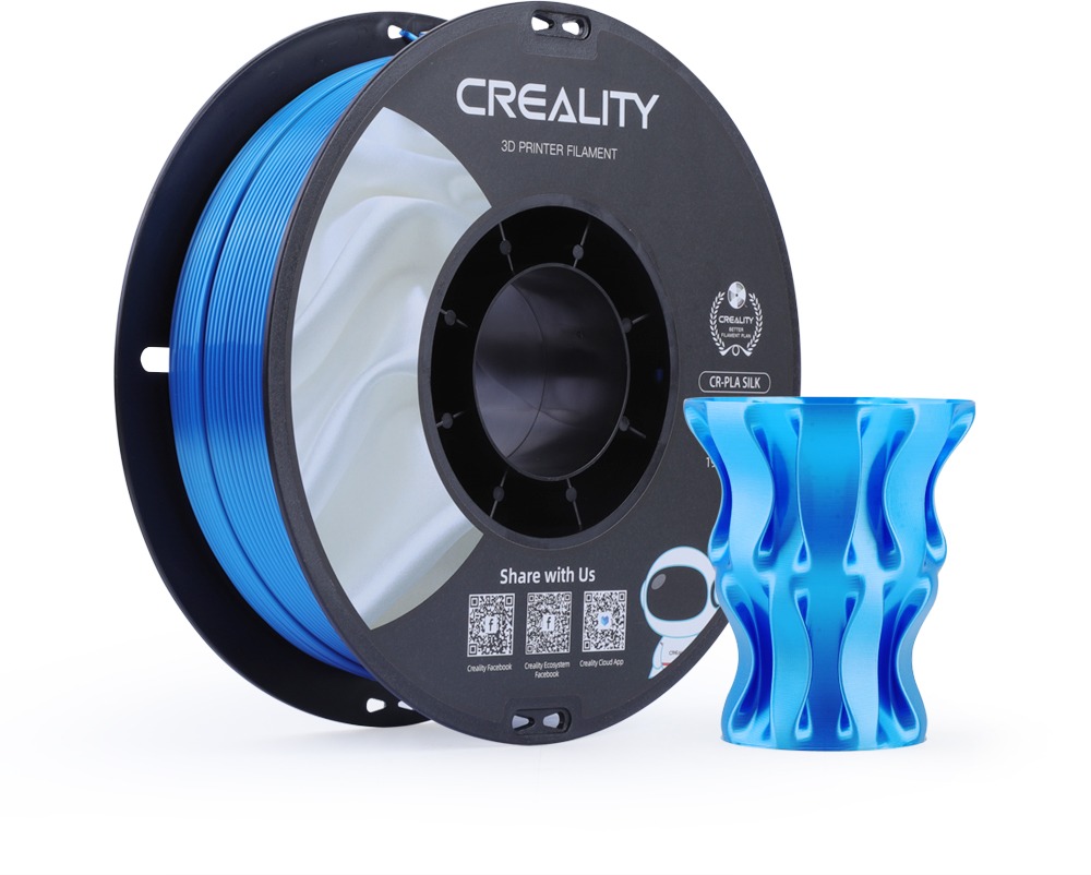 Creality CR-Silk 1kg Blue - vysokovýkonný filament pro 3D tisk