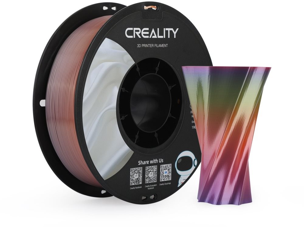 Creality CR-Silk 1kg Rainbow - vysoce kvalitní filament pro 3D tisk
