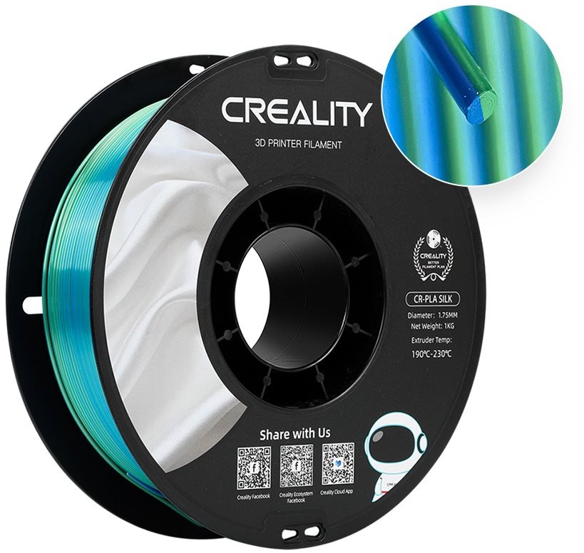 Creality CR-Silk 1kg Blue-green filament pro 3D tisk
