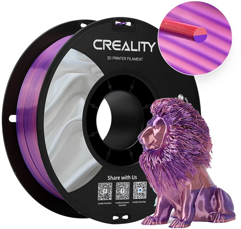 Creality CR-Silk 1kg Pink-purple filament pro 3D tisk
