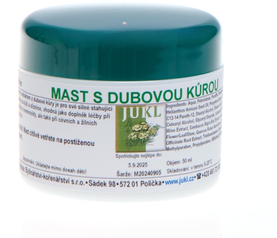 JUKL Mast s dubovou kůrou 50 ml