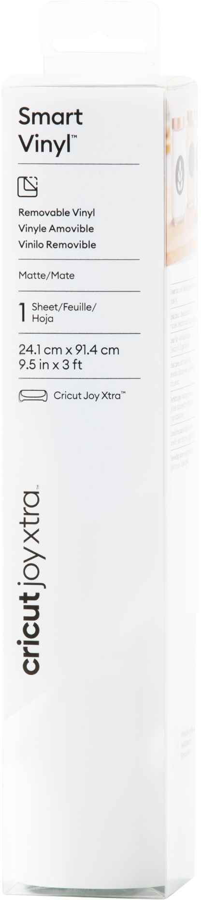 Cricut Smart Vinyl Permanent Joy Xtra 24,1x91,5cm 1 sheet (Bílá)