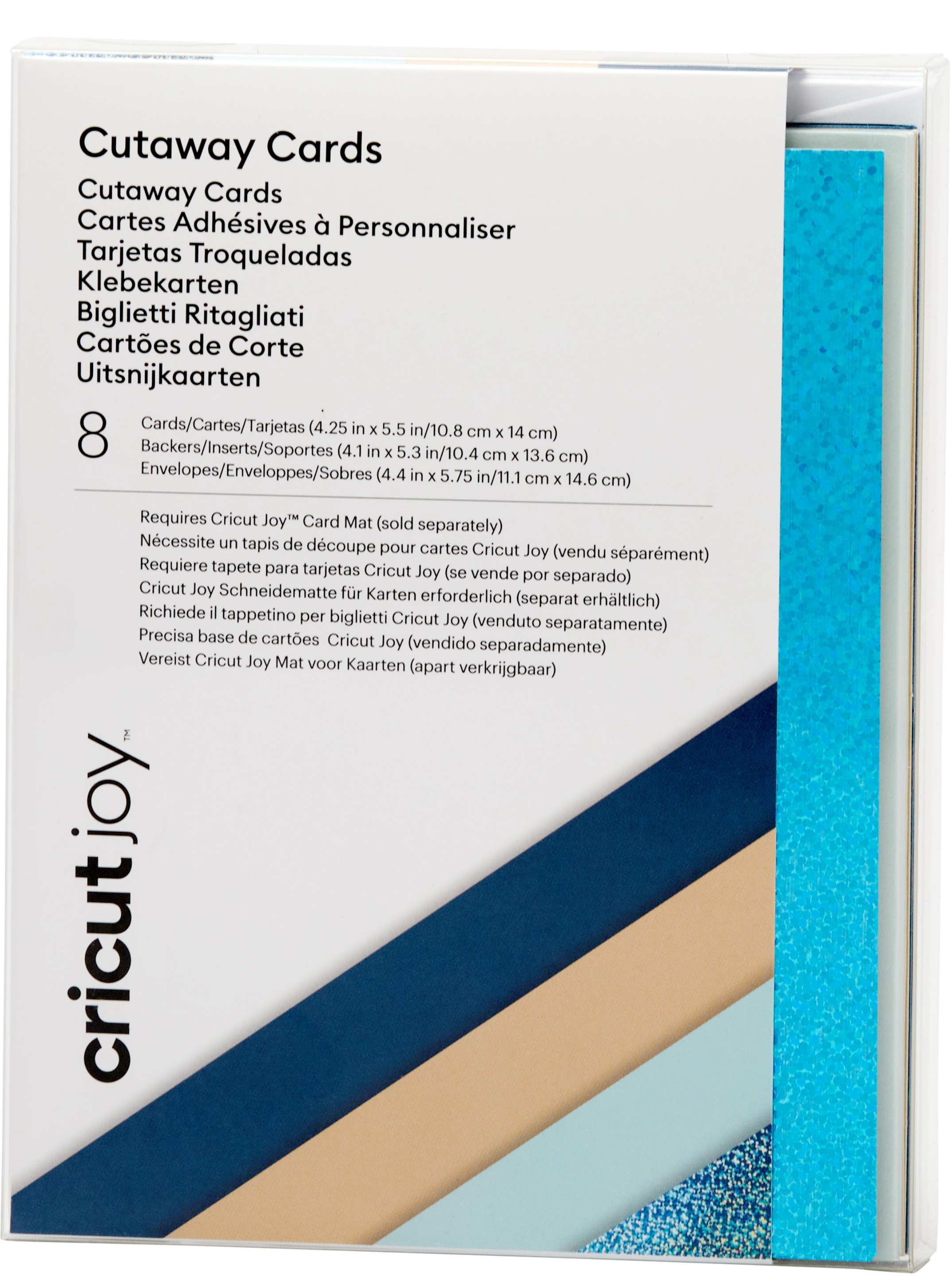 Cricut Cut-Away Cards Marina R20 (10,8 cm x 14 cm) 8-pack