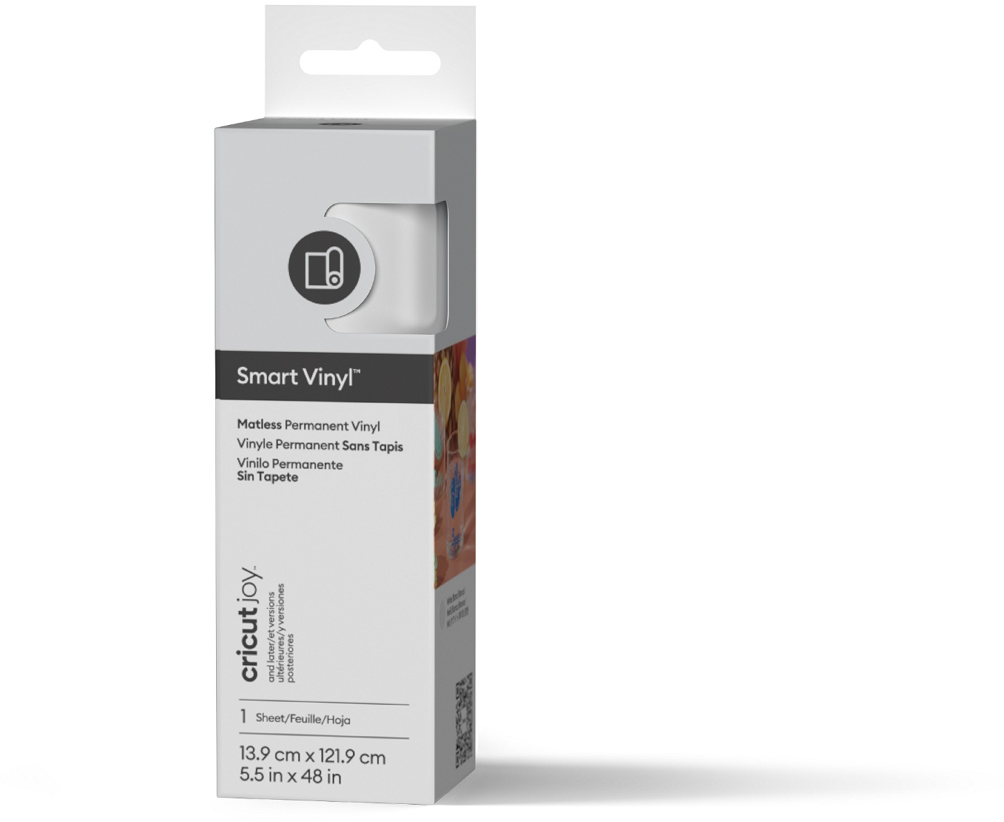 Cricut Smart Vinyl Permanent Joy 14x122cm 1 sheet (Mat White)