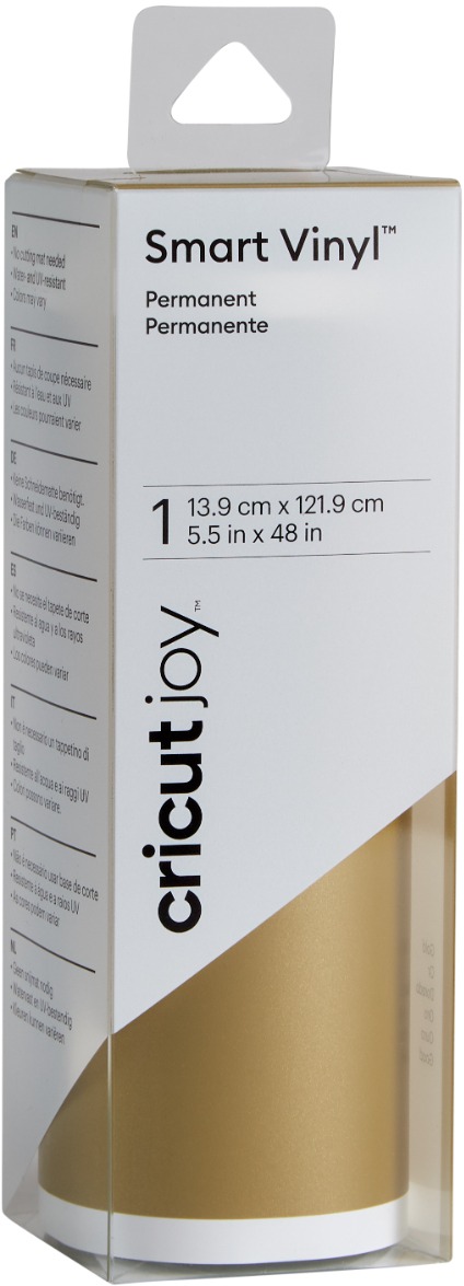 Cricut Smart Vinyl Permanent Joy 14x122cm 1 sheet (Gold)