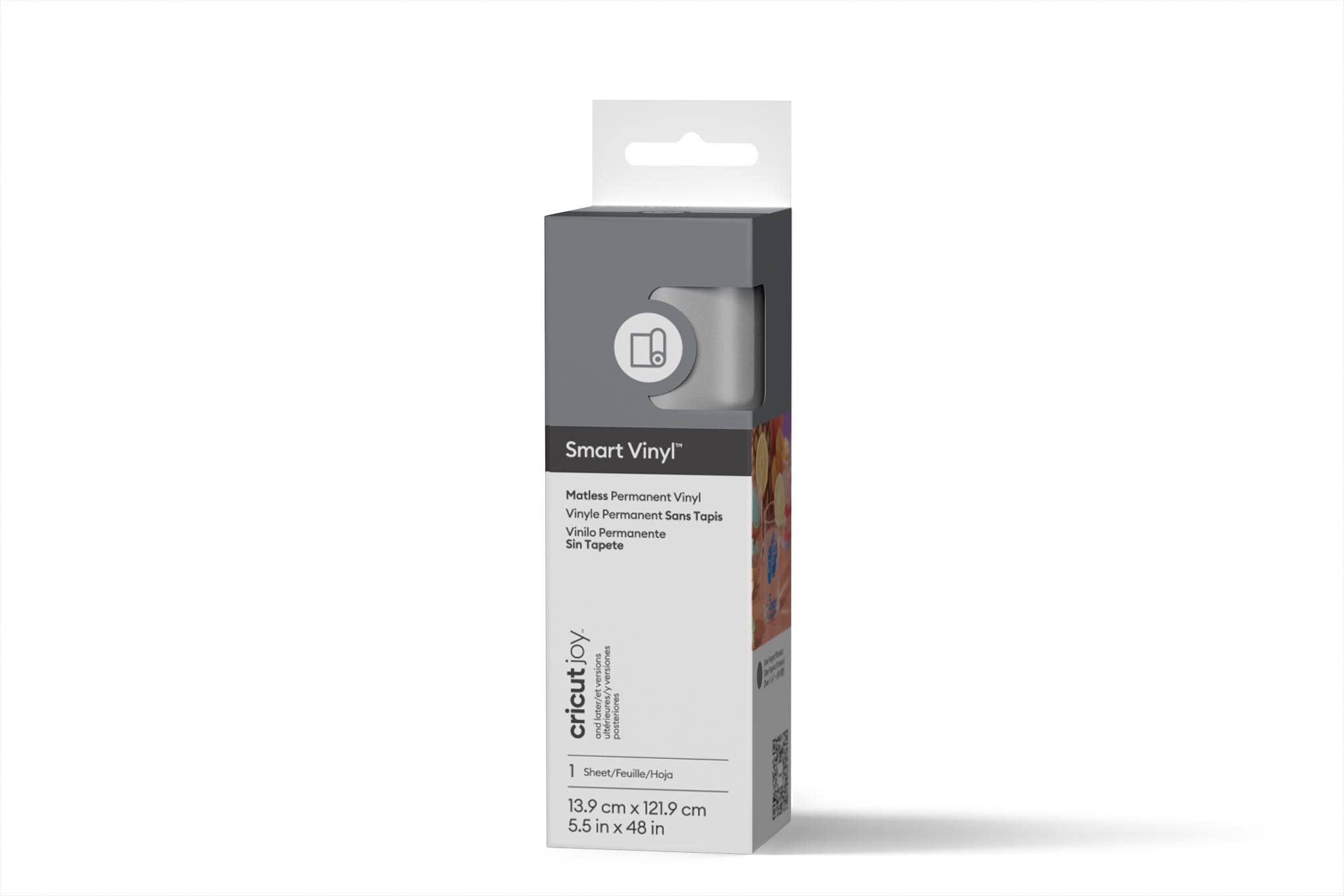 Cricut Smart Vinyl Permanent Joy 14x122cm 1 sheet (Silver)