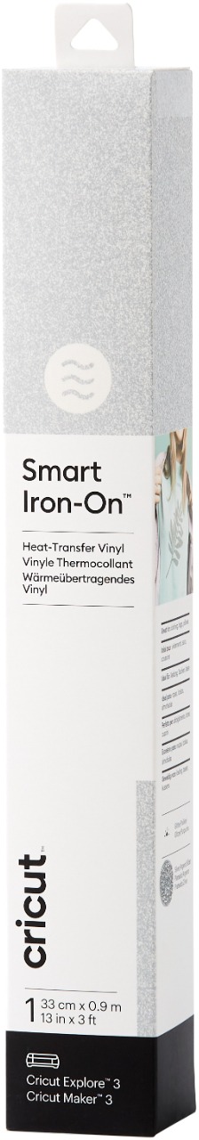 Nažehlovací fólie Cricut Smart Iron-On 33x91cm (Glitter Silver)