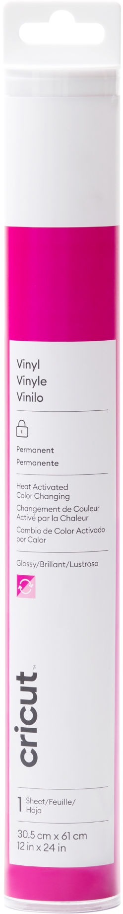 Cricut Color Change Vinyl HOT Permanent 30x60cm (Pink)