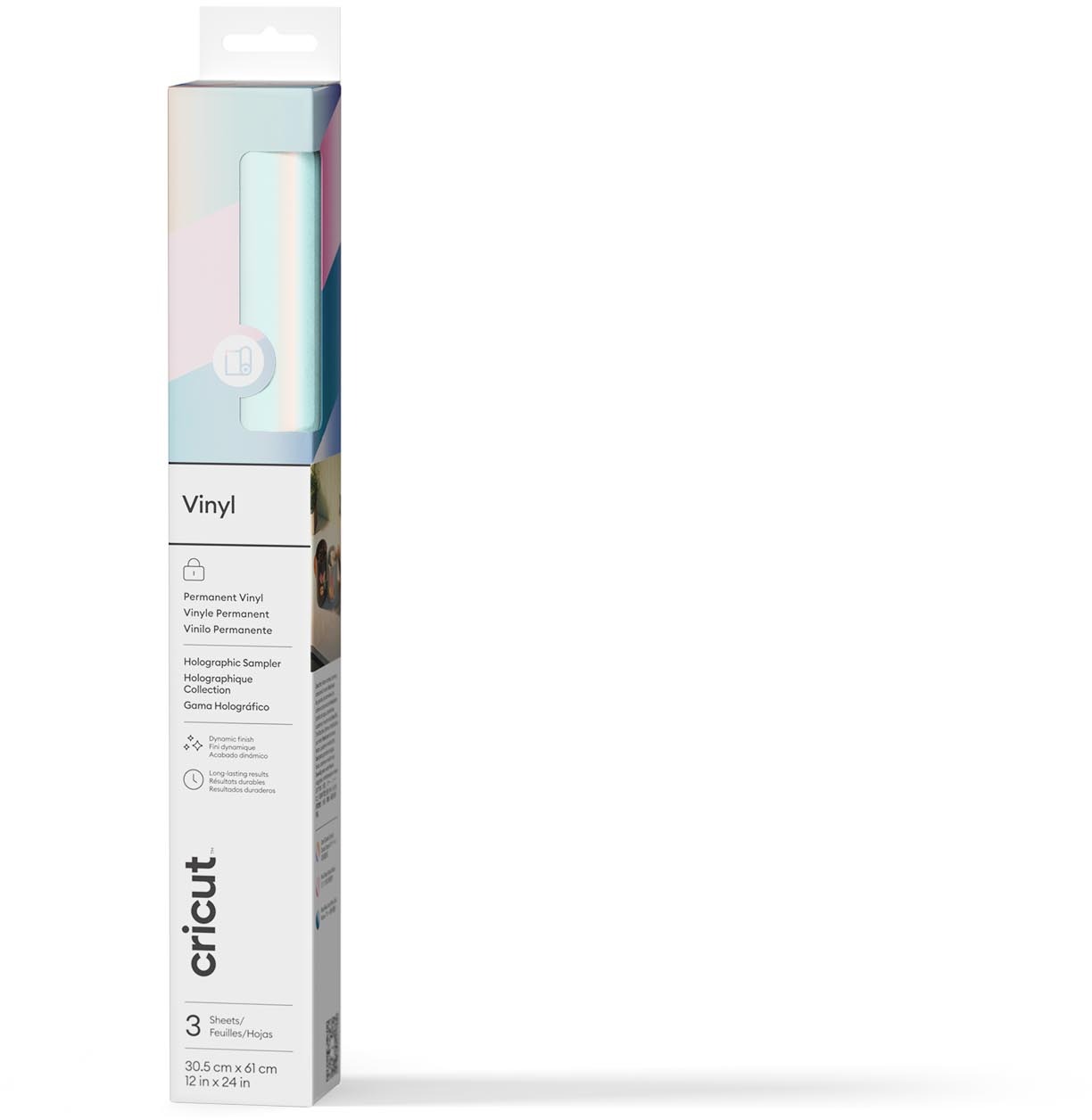 Cricut Holographic Vinyl 30x60cm 3-sheet Sampler