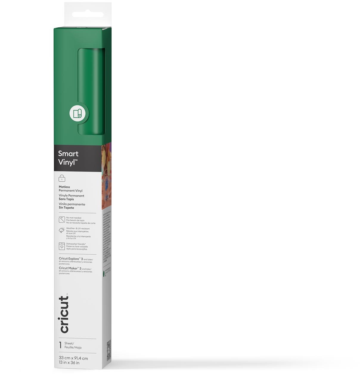 Cricut Smart Vinyl Permanent 33x91cm 1 sheet (Grass)