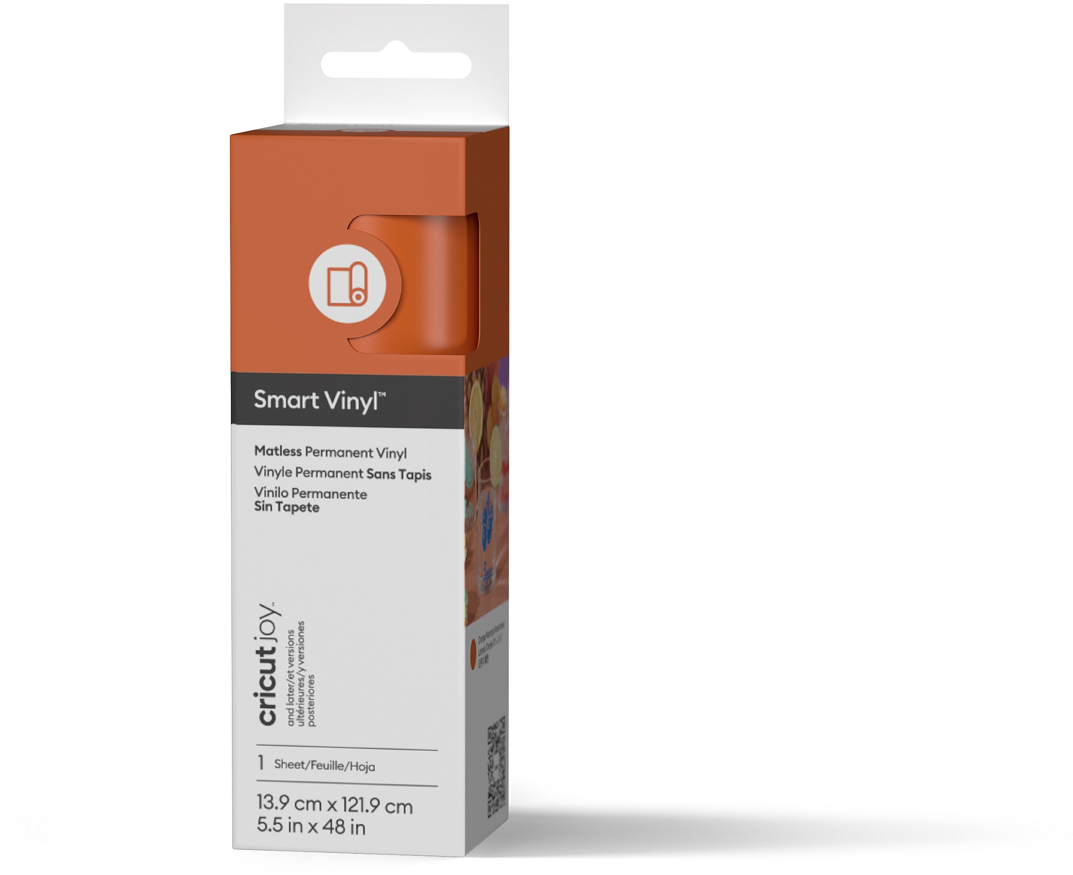Cricut Smart Vinyl Permanent Joy 14x122cm 1 sheet (Mat Orange)