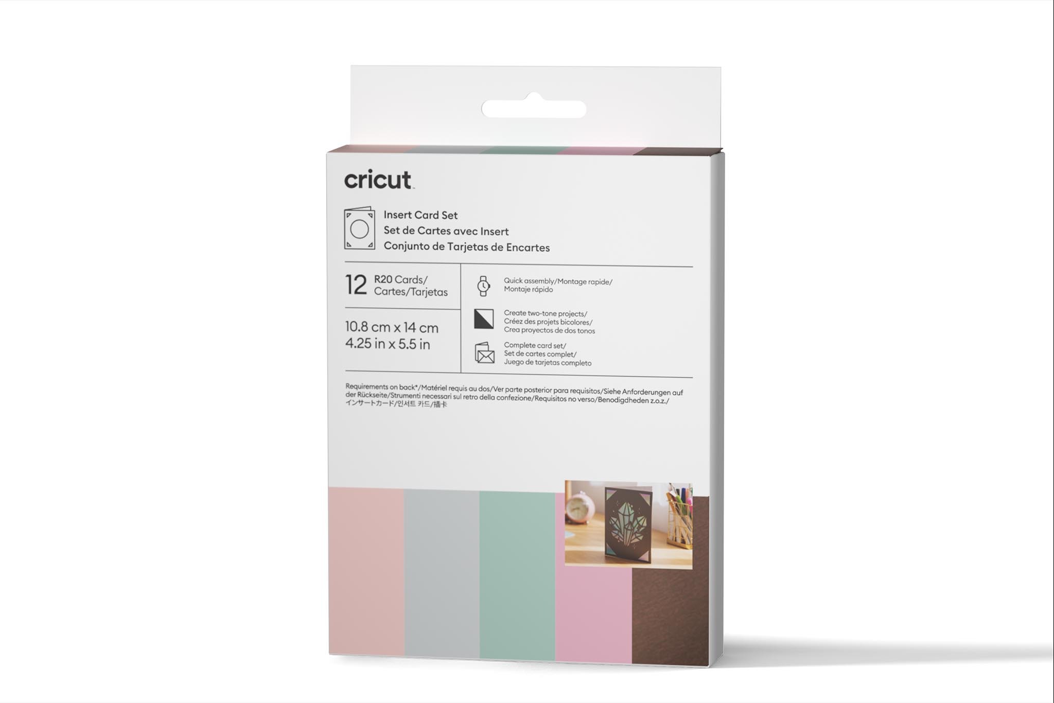 řezací karty Cricut Insert Cards Macaroons R20