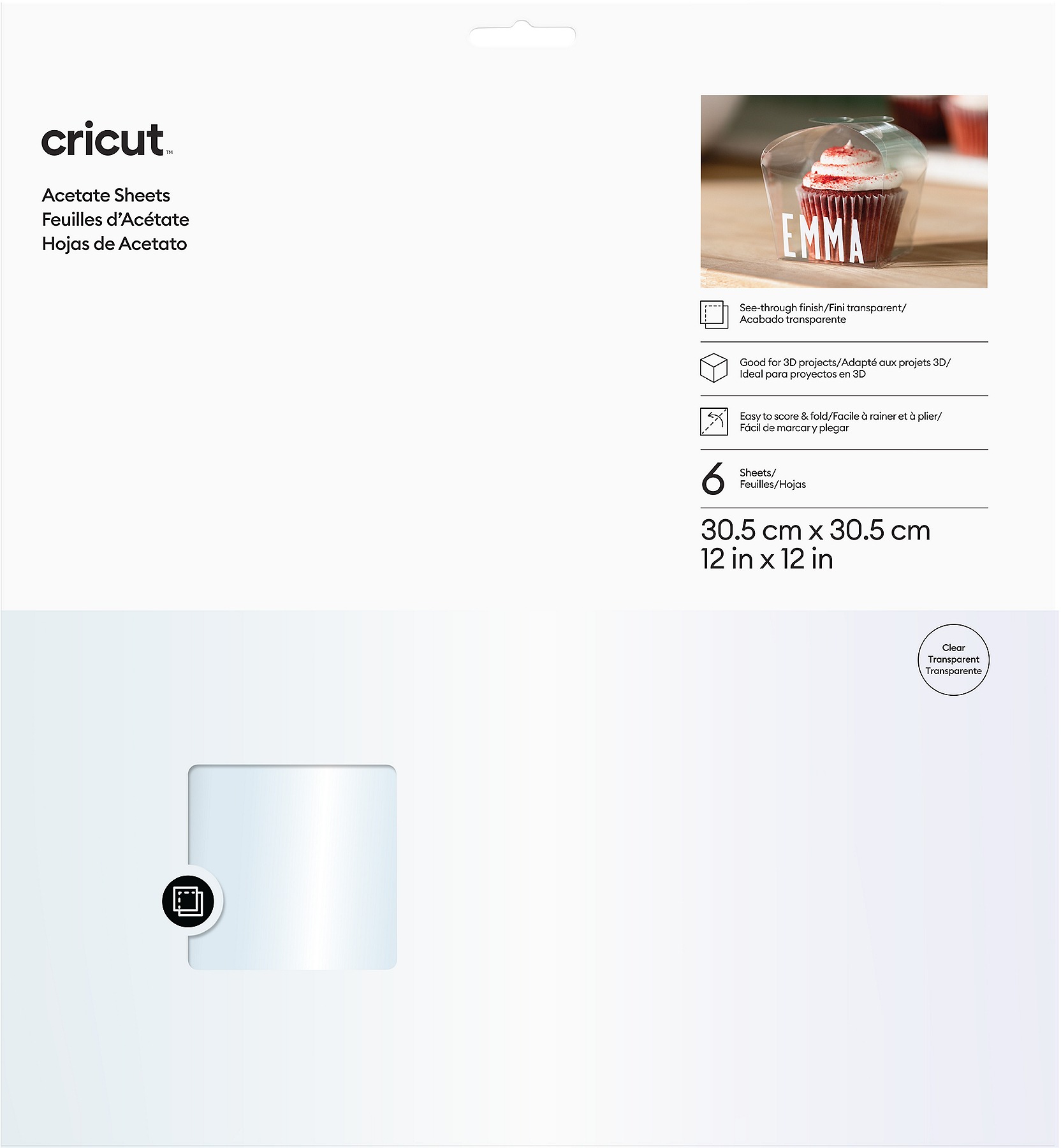 Cricut Foil Acetate - vysoce kvalitní materiál pro tisk a lepení