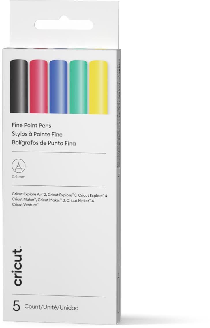 Cricut Explore/Maker Fine Point Pen Set 5-pack (Classics)