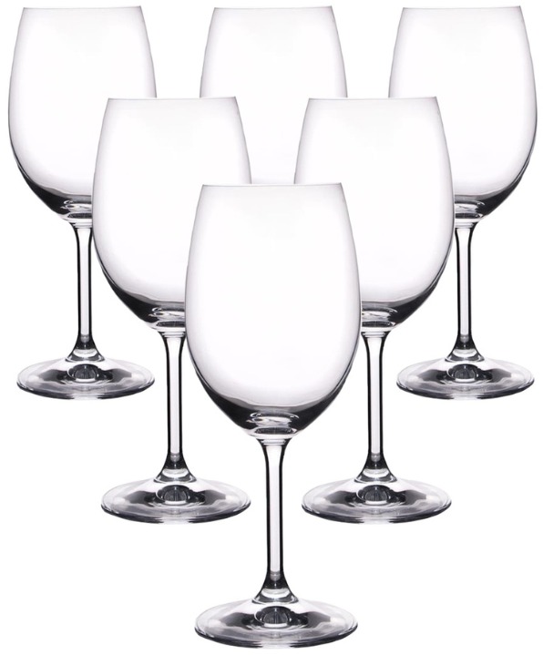 Bohemia Crystal Lara Sklenice na víno 0,45 l, 6 ks