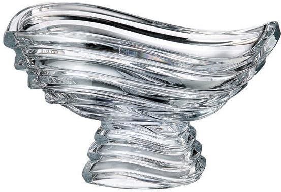 Crystalite Bohemia mísa na noze Wave 305mm