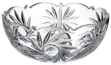 Crystalite Bohemia mísa Nova Pinwheel 220mm