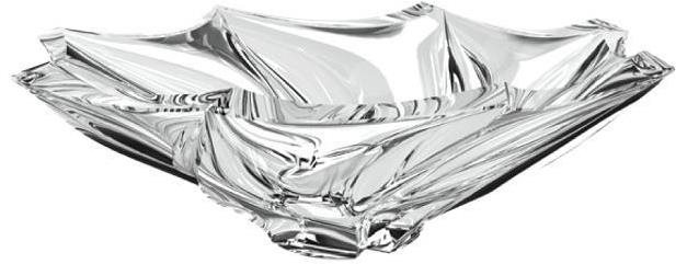 Crystal Bohemia mísa Bromelias 350mm