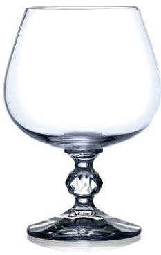 Crystalex Sada sklenic na brandy 6 ks 250 ml CLAUDIA