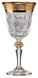 Bohemia Crystal Sada sklenic na bílé víno 2 ks 170 ml FELICIE ROMANTIC