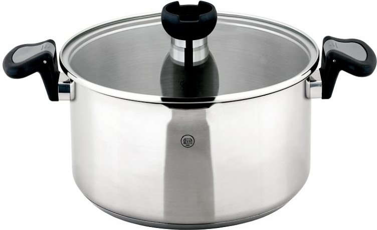 CARL SCHMIDT SOHN Hrnec s cedící poklicí nerez ARON 20cm