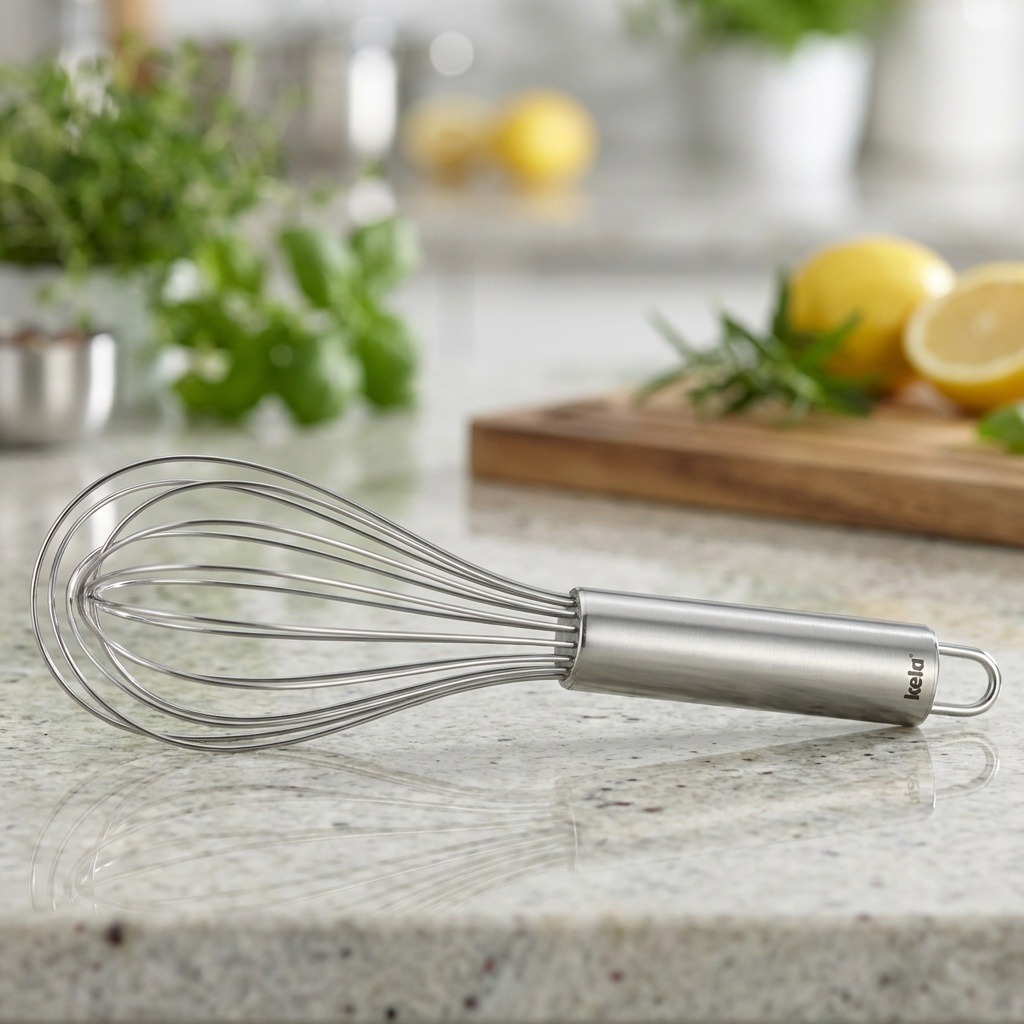 Kela Šlehací metla RONDO, nerez  22cm