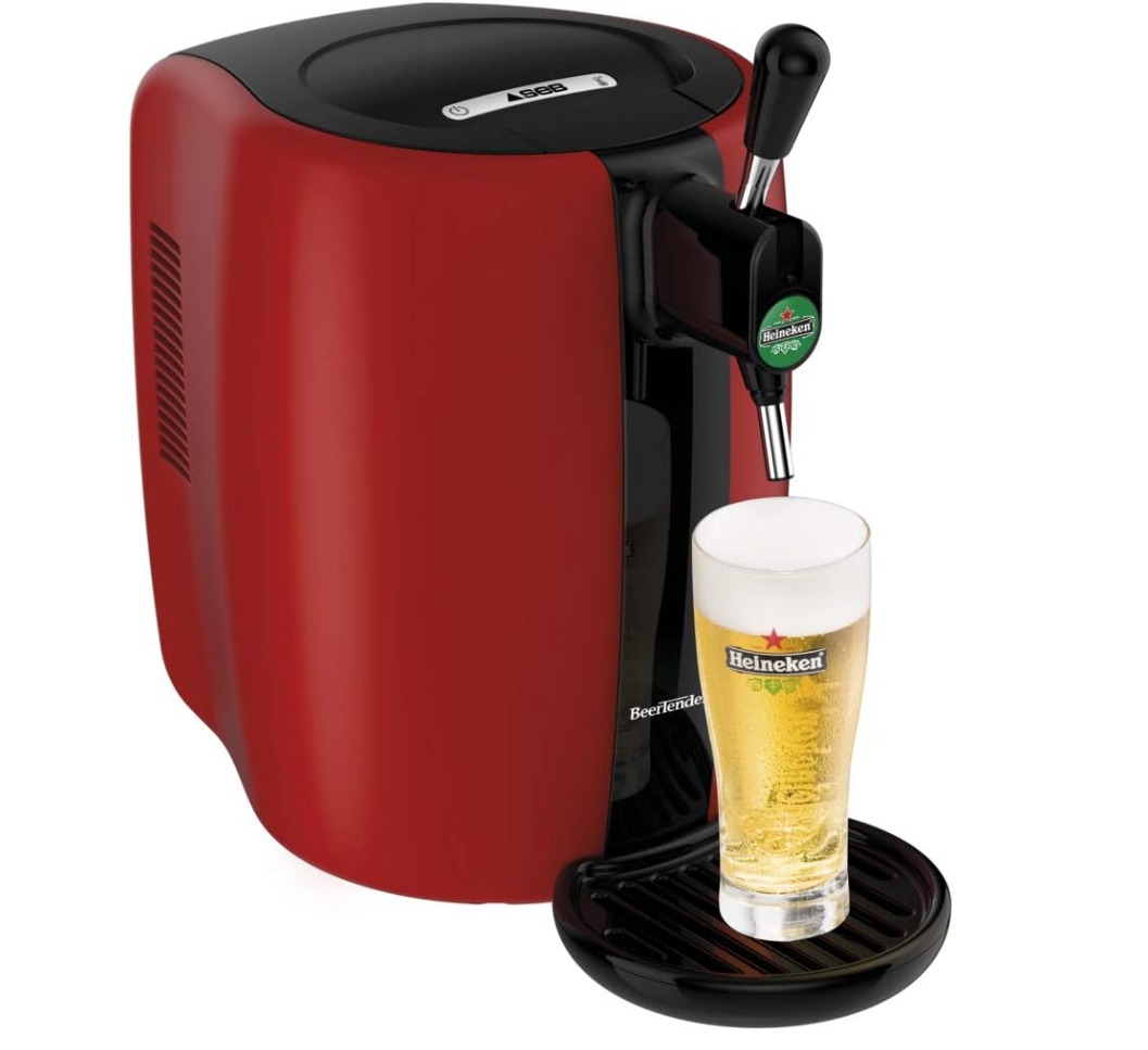 SEB BeerTender VB310510, 5 l, 70 W, 4 °C, indikátor teploty, červené