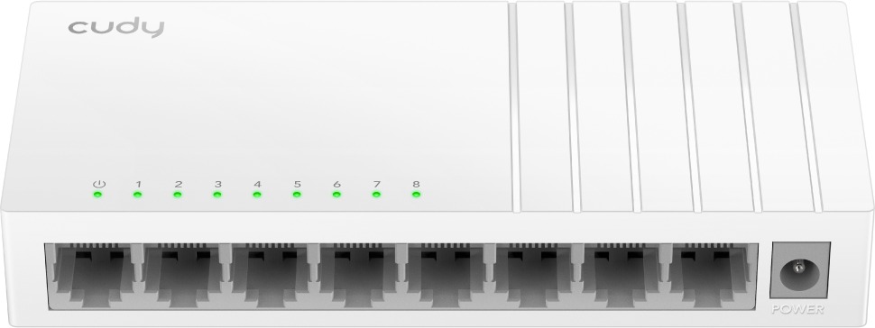 CUDY 8-Port 10/100 Mbps Desktop Switch