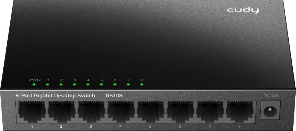 CUDY 8-Port Gigabit Metal Switch