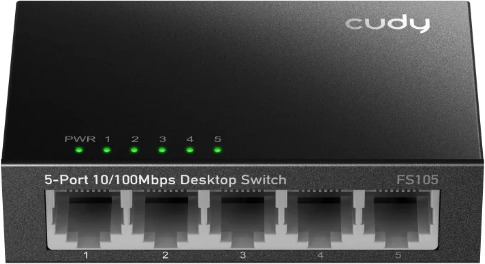 Desktop switch CUDY 5-Port 10/100 Mbps