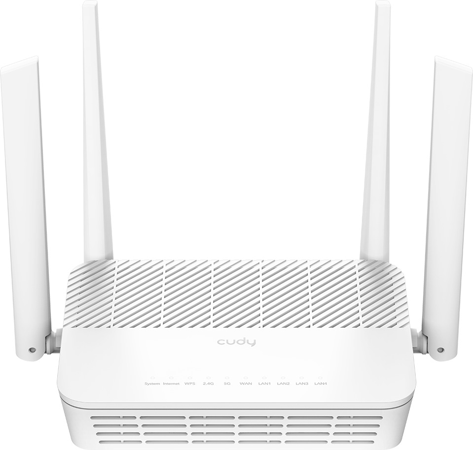 CUDY AX3000 Gigabit Mesh Wi-Fi 6 Router v bílém provedení