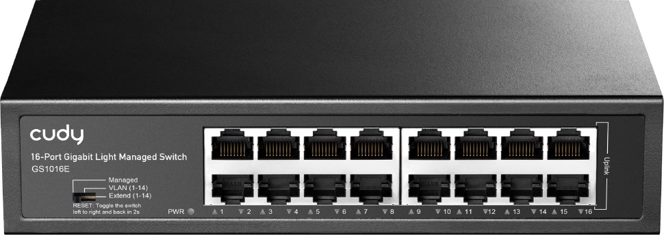 CUDY 16-Port Gigabit Light Managed Switch